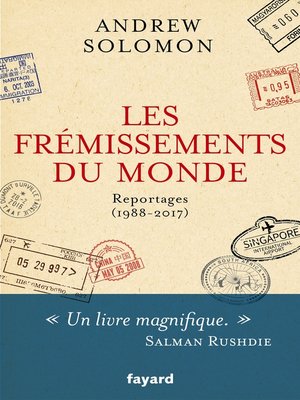 cover image of Les frémissements du monde